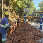 Obra no Caxambu integra programa da DAE para levar água a todas as famílias da cidade